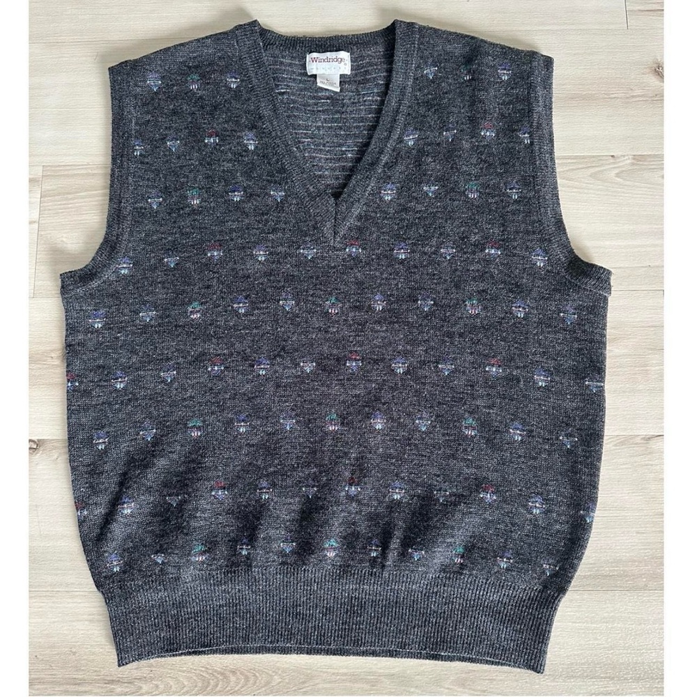windridge vintage wool sweater vest